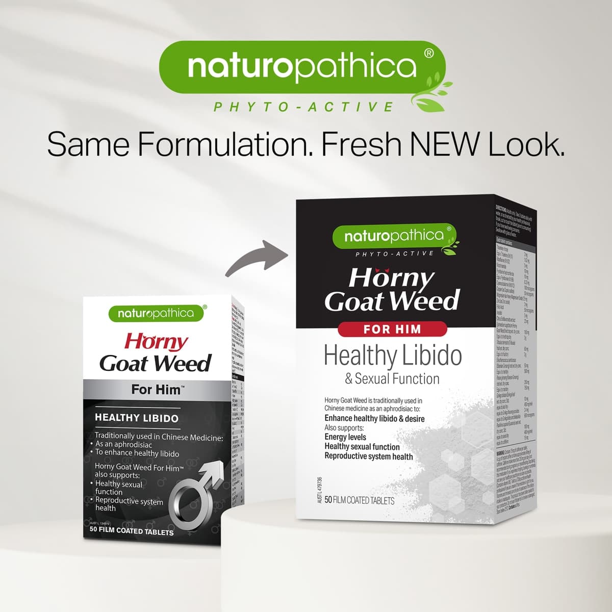 Thumbnail Naturopathica Horny Goat Weed for Him 50 Tablets