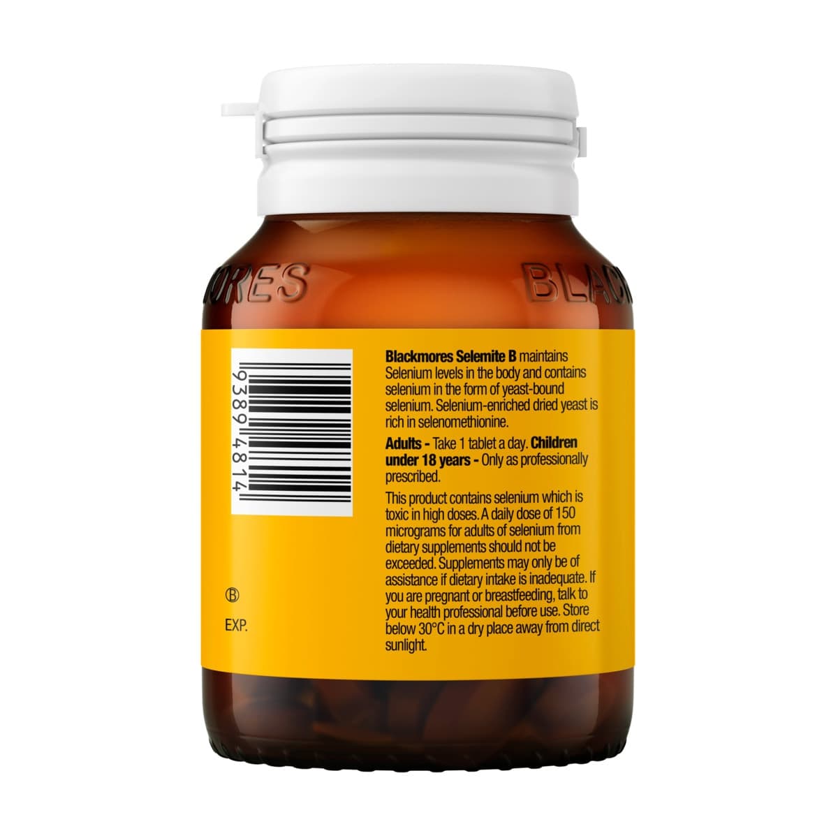 Thumbnail Blackmores Selemite B 100 Tablets
