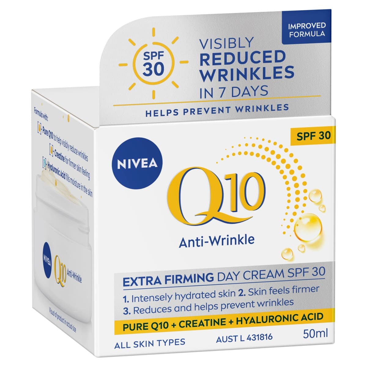 Thumbnail Nivea Q10 Anti Wrinkle Firming Day Cream SPF30 50ml