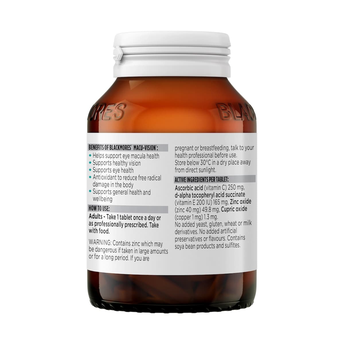 Thumbnail Blackmores Macu-Vision 90 Tablets