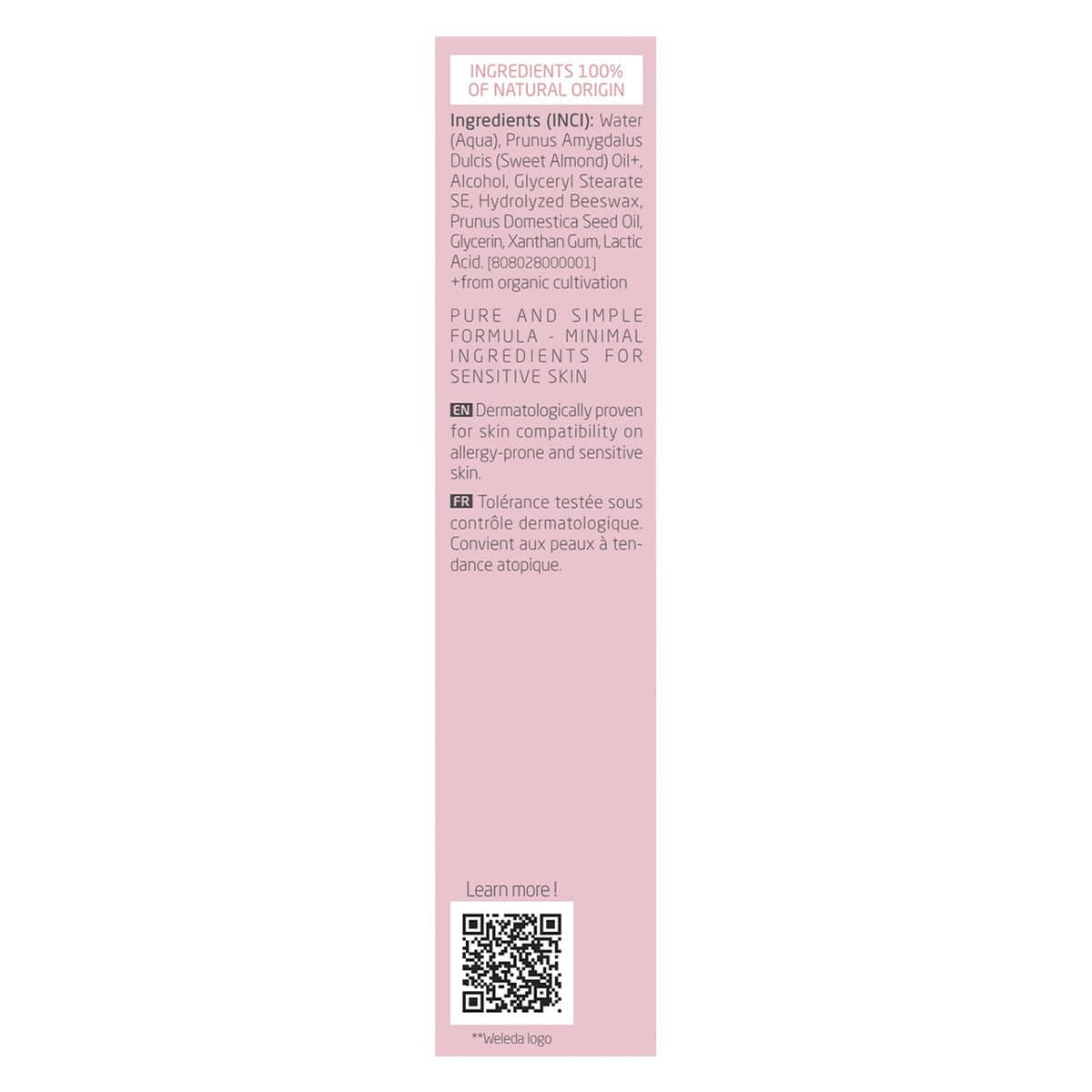 Thumbnail Weleda Sensitive Facial Lotion Almond Light 30ml