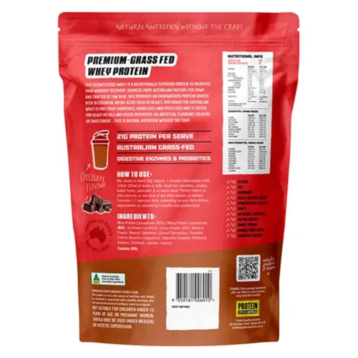 Thumbnail Protein Supplies Australia Whey Protein Powder Chocolate 1kg