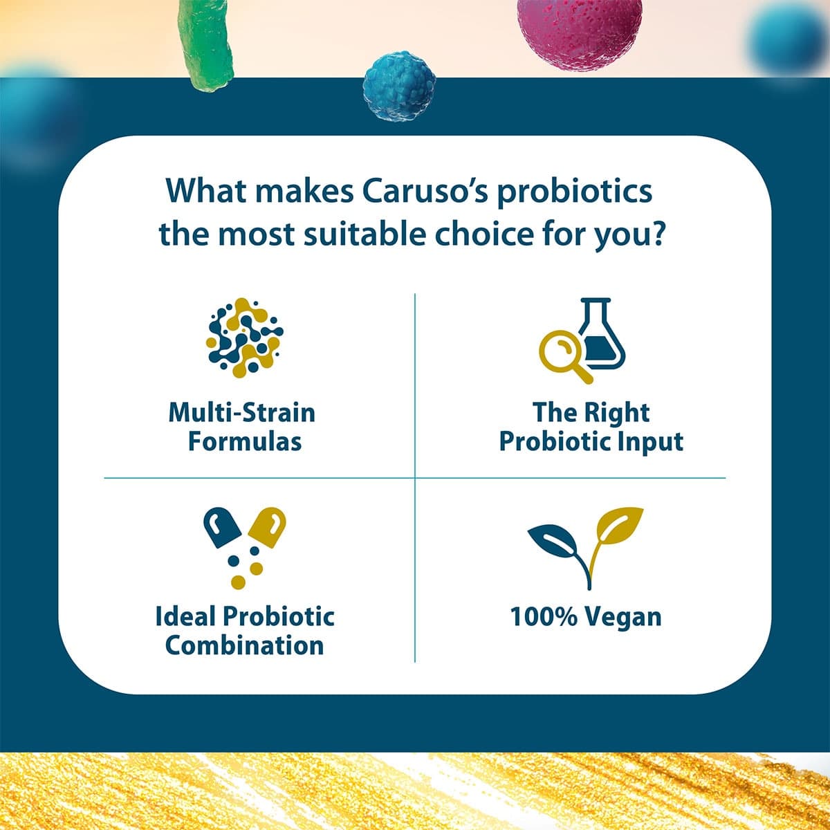 Thumbnail Carusos Probiotic - IBS Fighter 30 Capsules