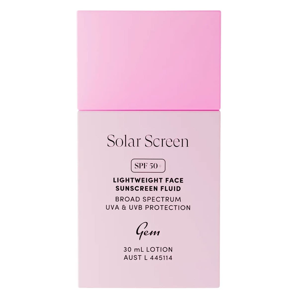 Thumbnail Gem Solar Screen SPF50+ Lightweight Face Sunscreen Fluid 30ml