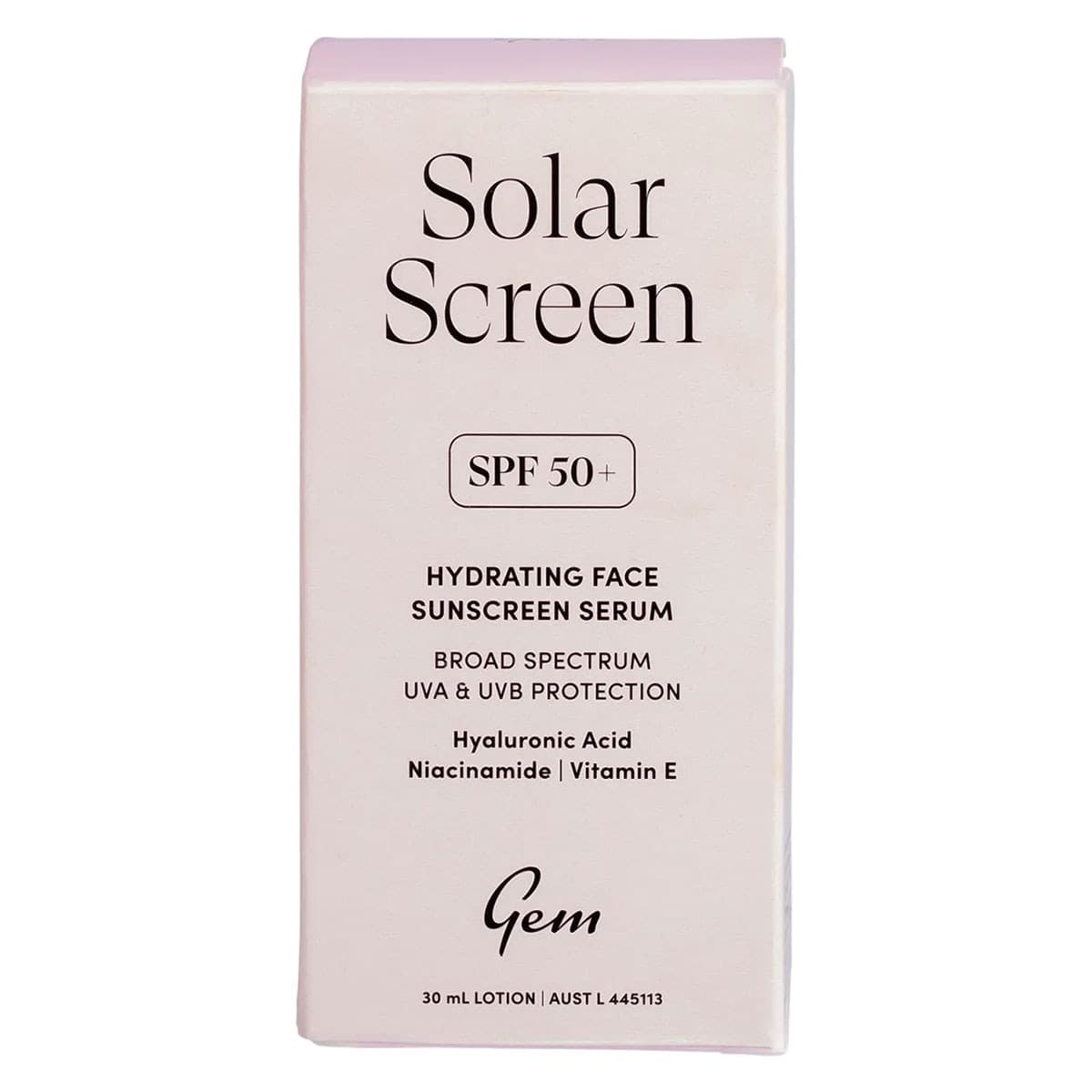 Thumbnail Gem Solar Screen SPF50+ Hydrating Face Sunscreen Serum 30ml