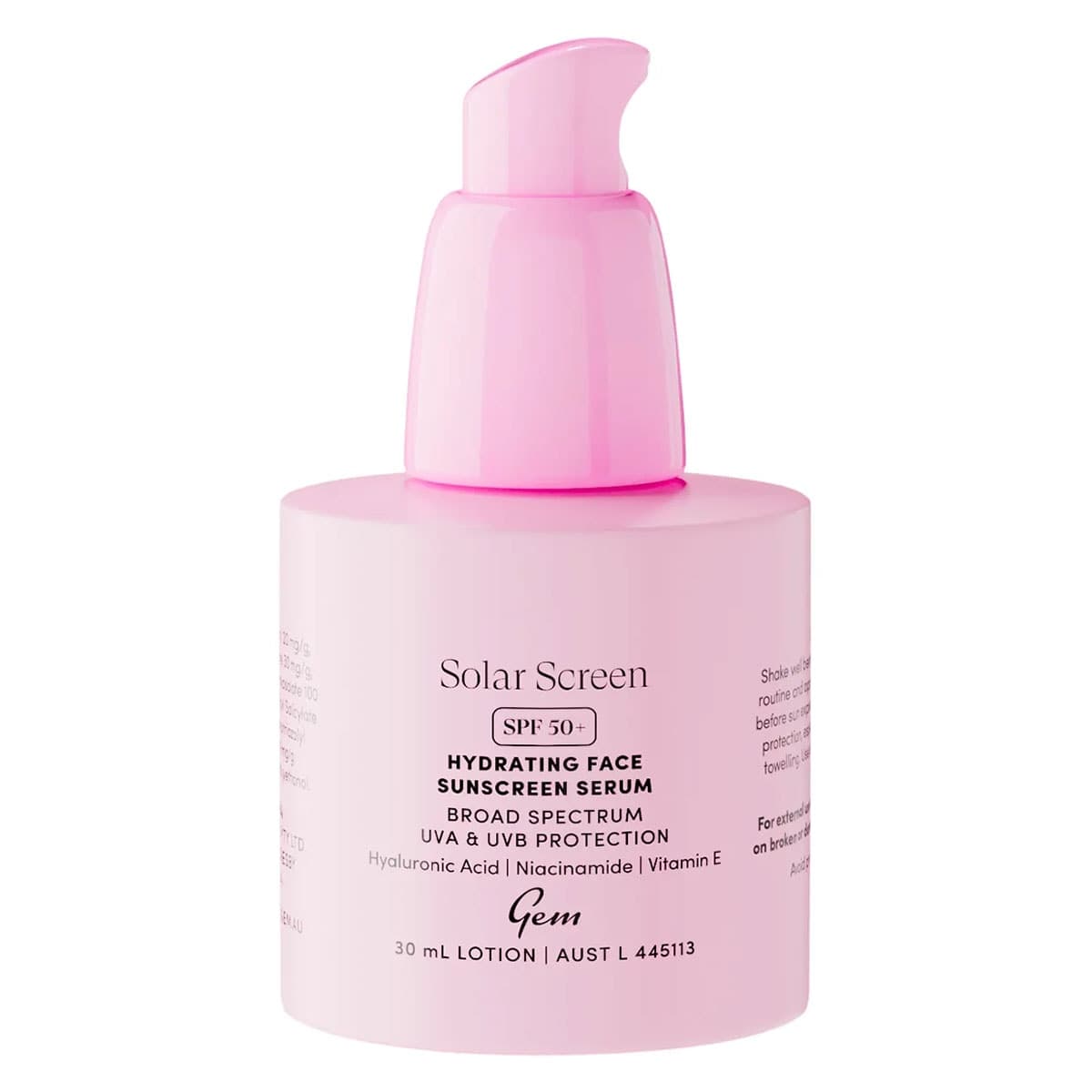 Thumbnail Gem Solar Screen SPF50+ Hydrating Face Sunscreen Serum 30ml