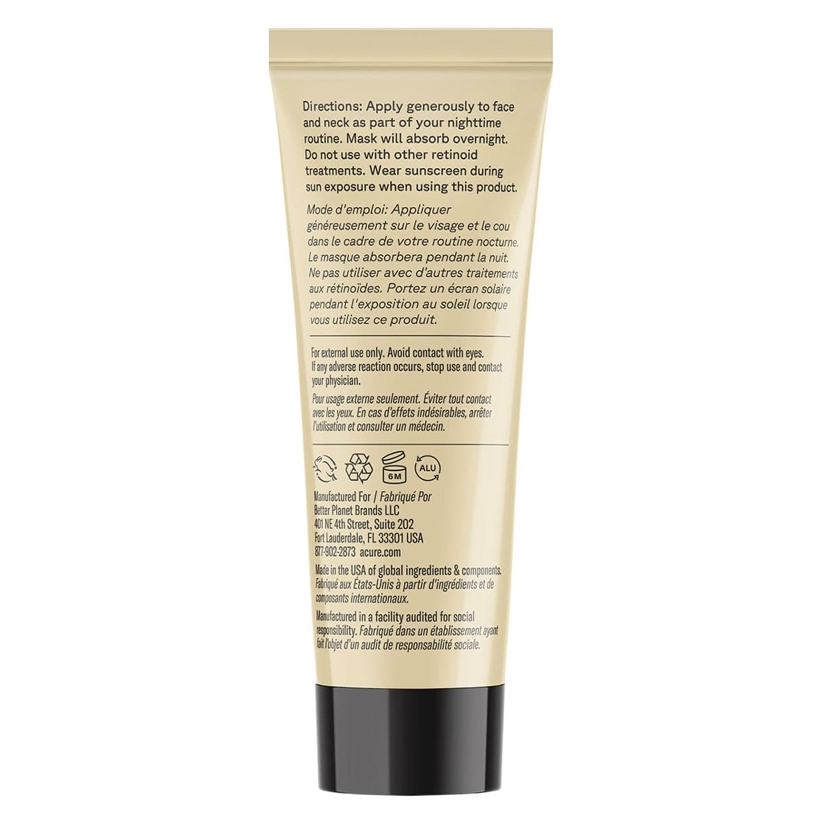 Thumbnail Acure Revived Radiance Overnight Mask 50ml