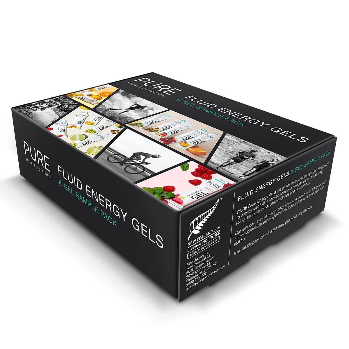 Thumbnail Pure Sports Nutrition Fluid Energy Gels 8-Gel Sample Pack