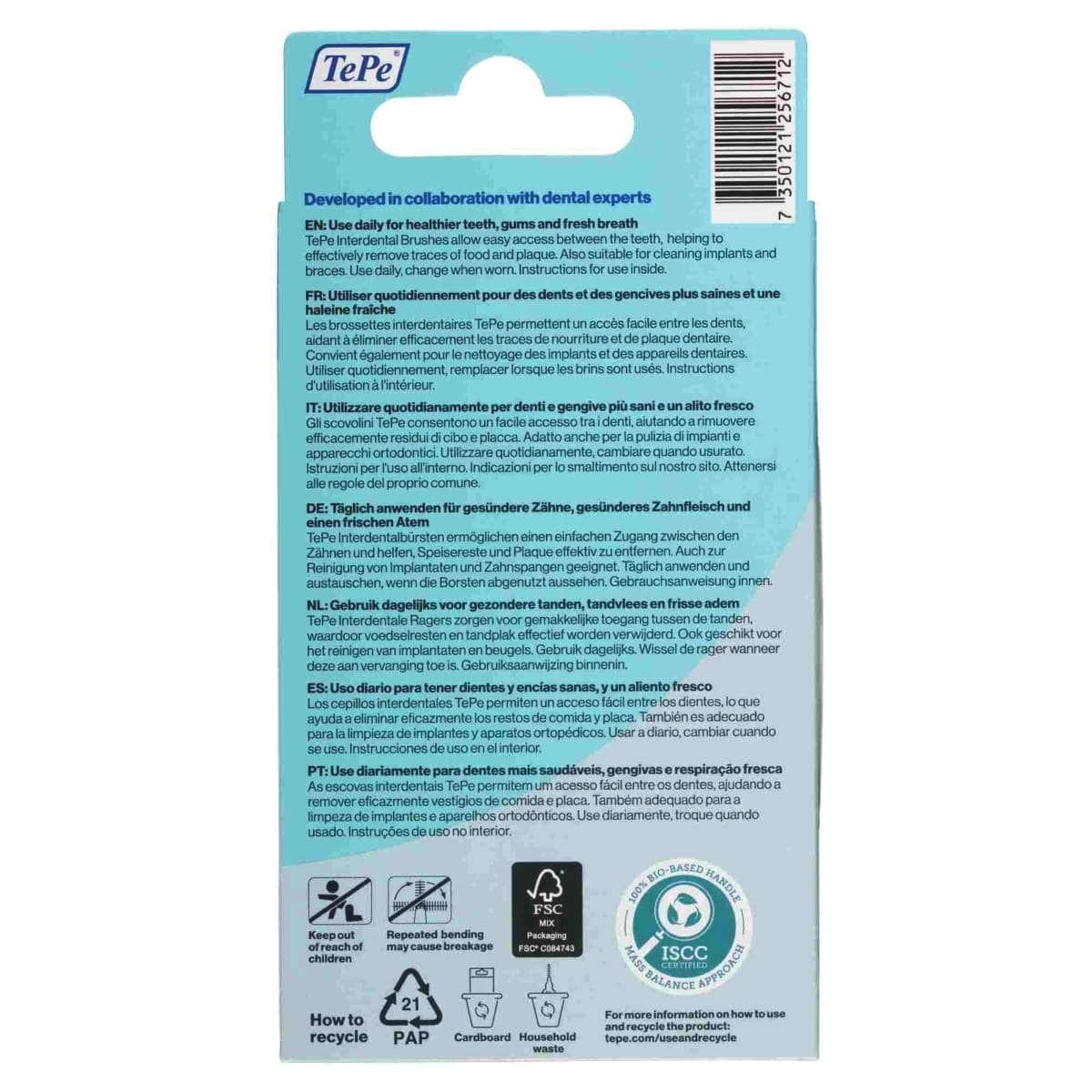 Thumbnail TePe Interdental Brush 0.45mm Orange 6 Pack