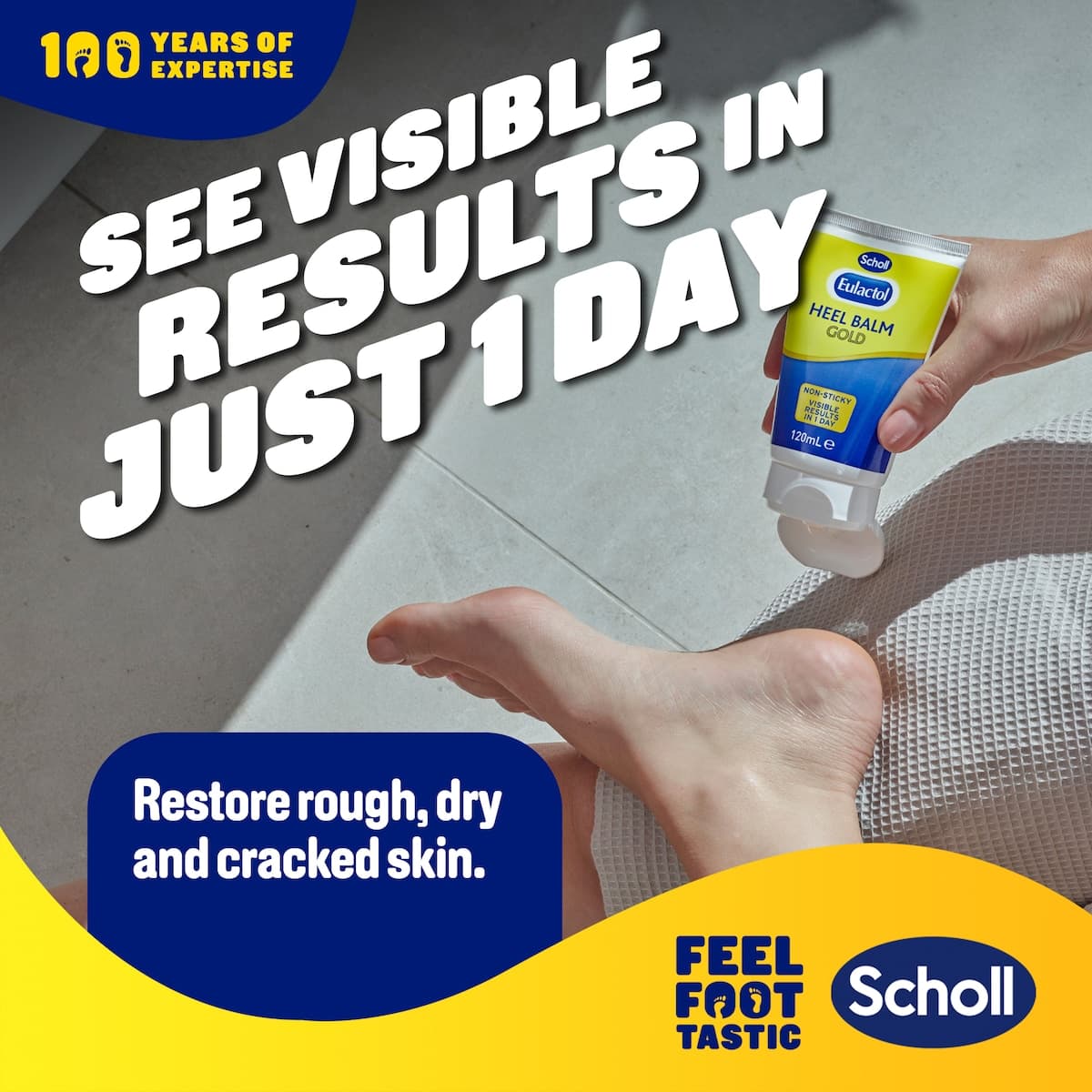 Thumbnail Scholl Eulactol Heel Balm Gold 120ml