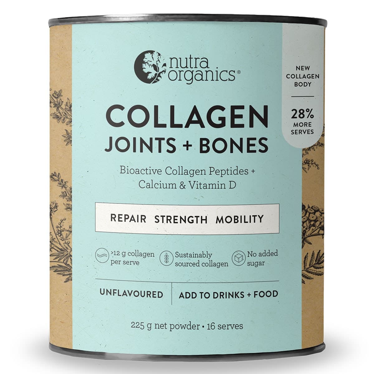 Thumbnail Nutra Naturals Collagen Body Bone Strength & Structure Powder 225g