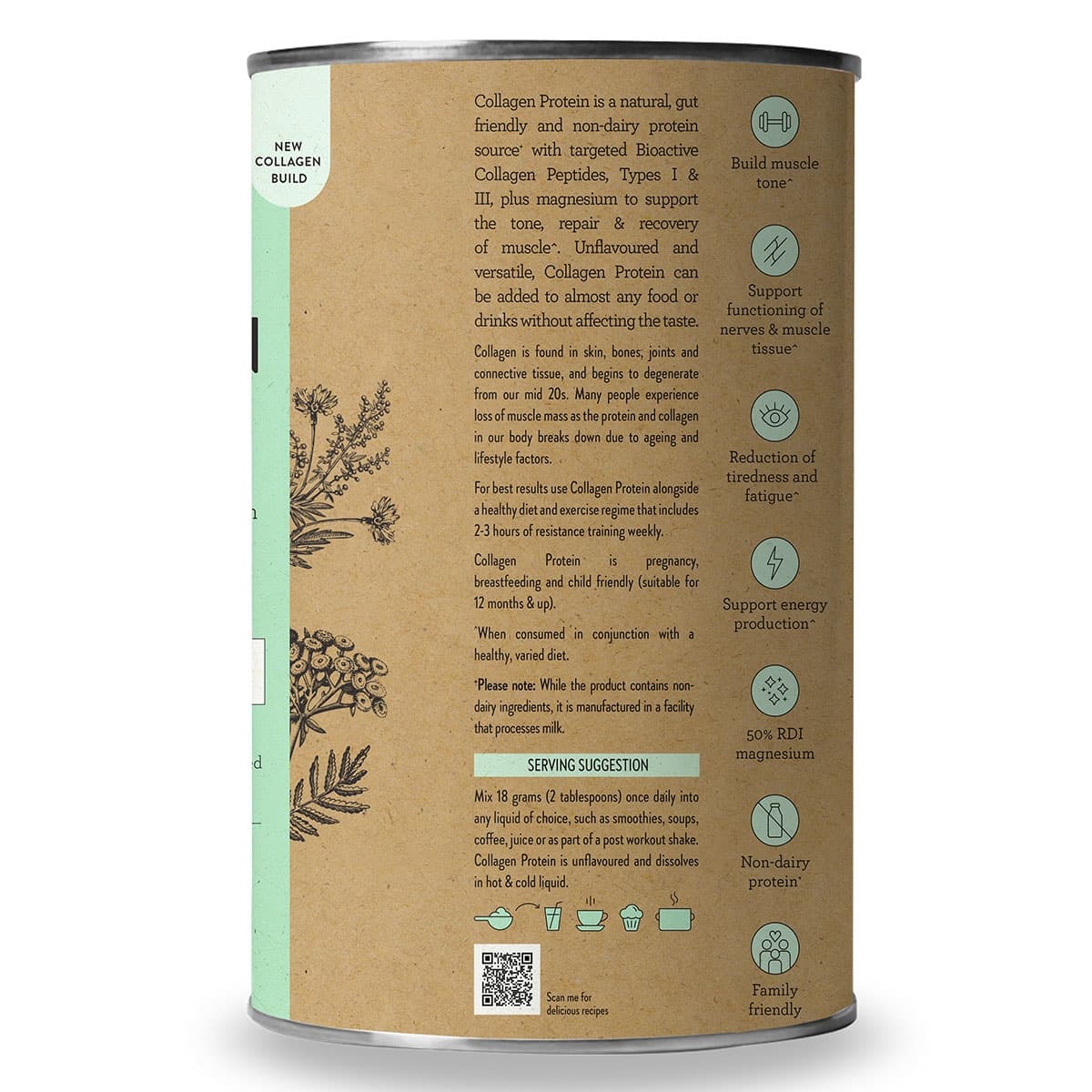 Thumbnail Nutra Naturals Collagen Build Powder 450g