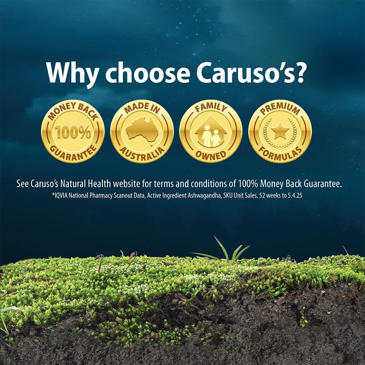 Thumbnail Carusos Super Magnesium + Ashwagandha 42 Tablets