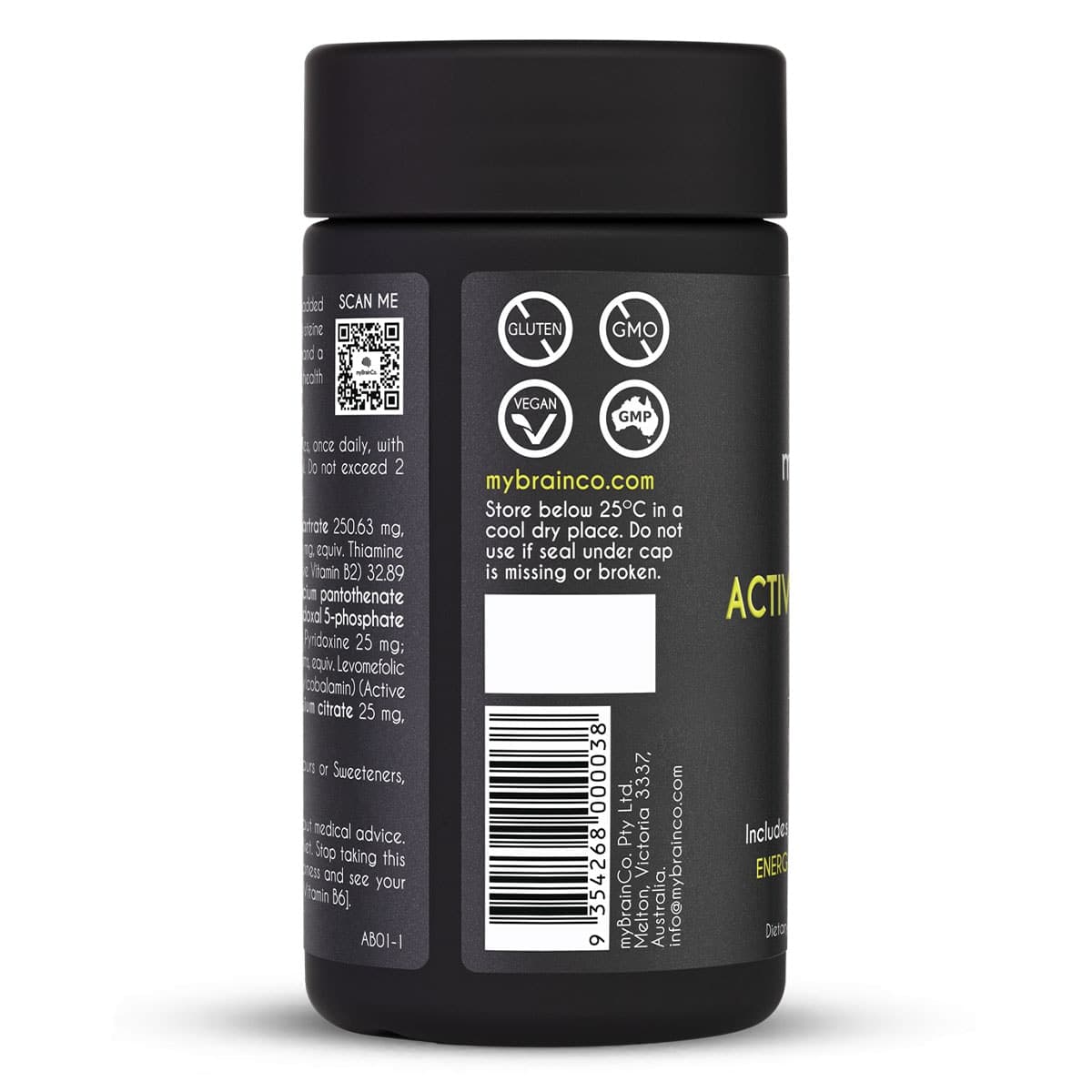 Thumbnail Mybrainco Active-B Complex 60 Capsules