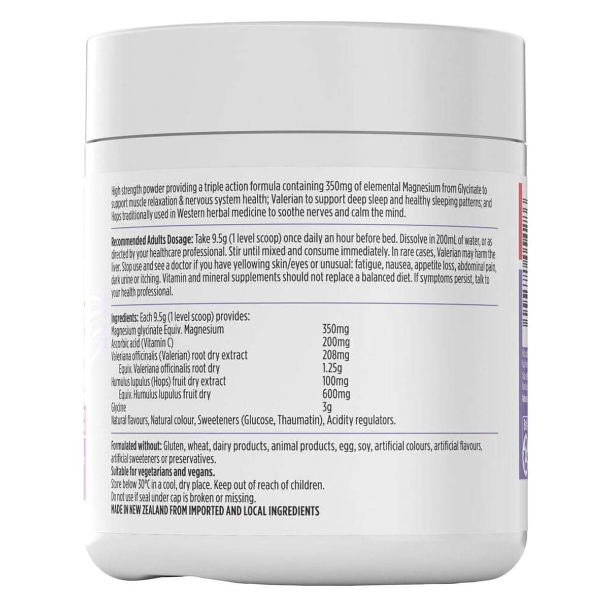 Thumbnail Nutra-Life Deep Sleep+Magnesium Glycinate Powder 285g