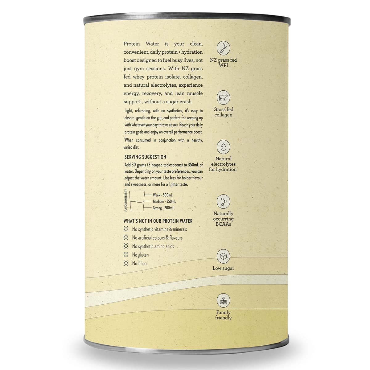 Thumbnail Nutra Naturals Protein Water Lemonade 450g