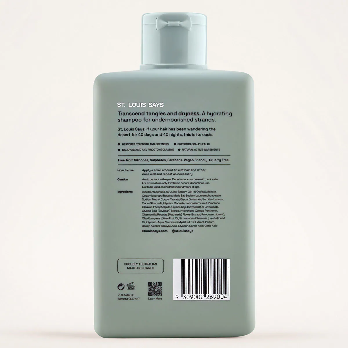 Thumbnail St. Louis Says All Hail Hydration Moisture Repair Shampoo 350ml