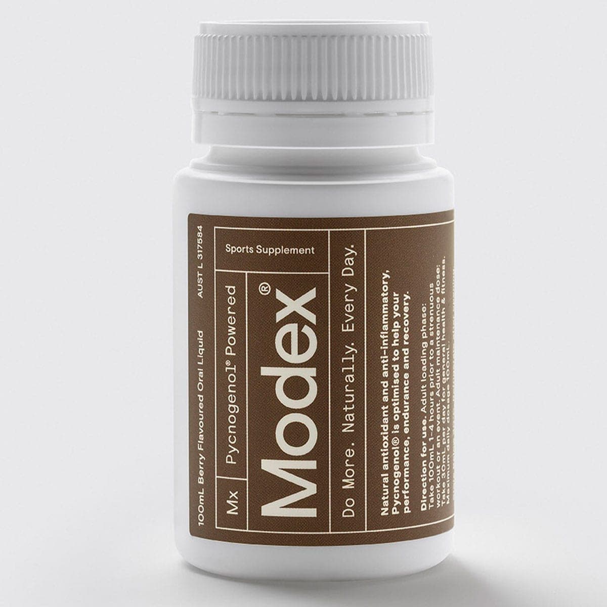 Thumbnail Modex Pycnogenol Performance Supplement Liquid Berry - 8 x 100ml