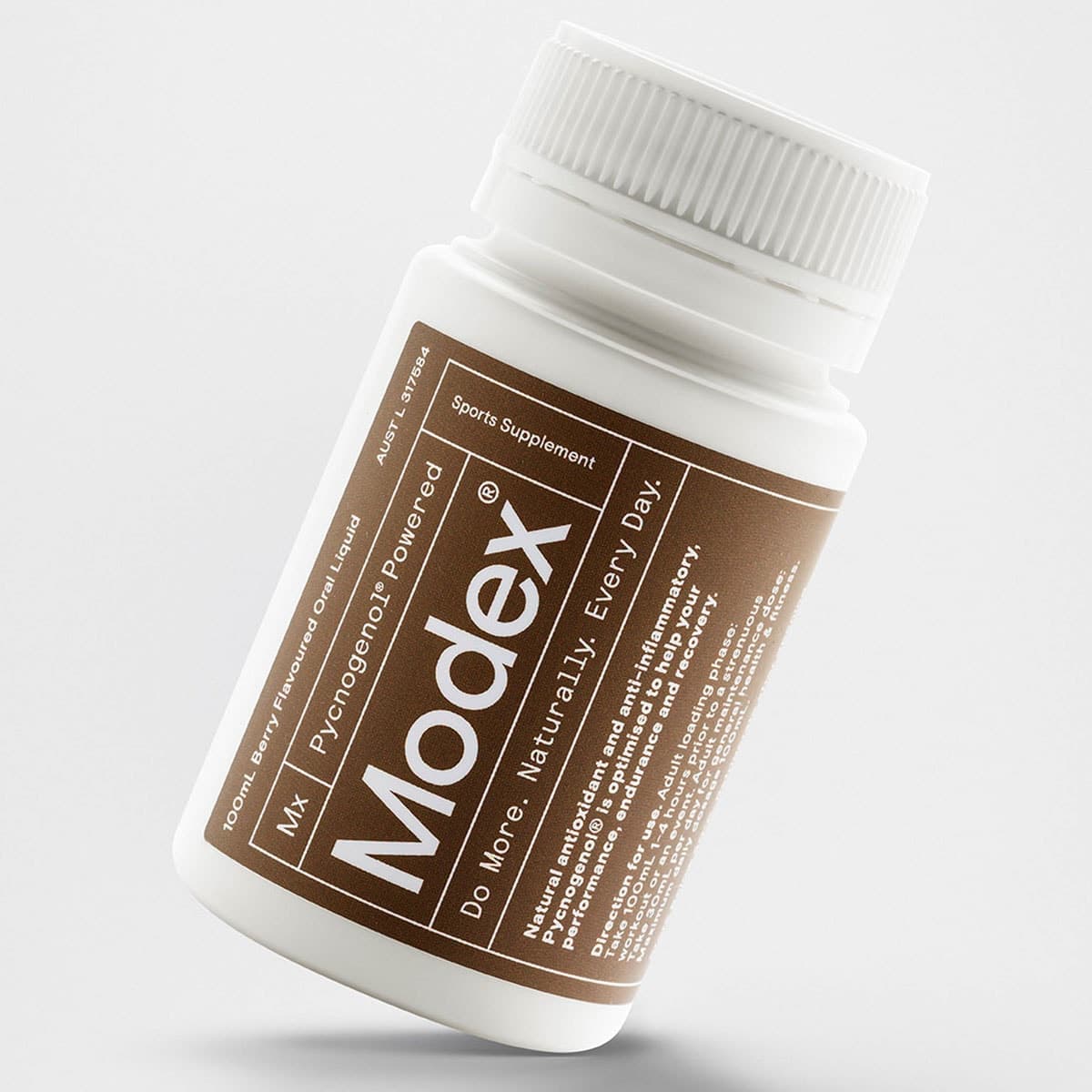 Thumbnail Modex Pycnogenol Performance Supplement Liquid Berry - 8 x 100ml