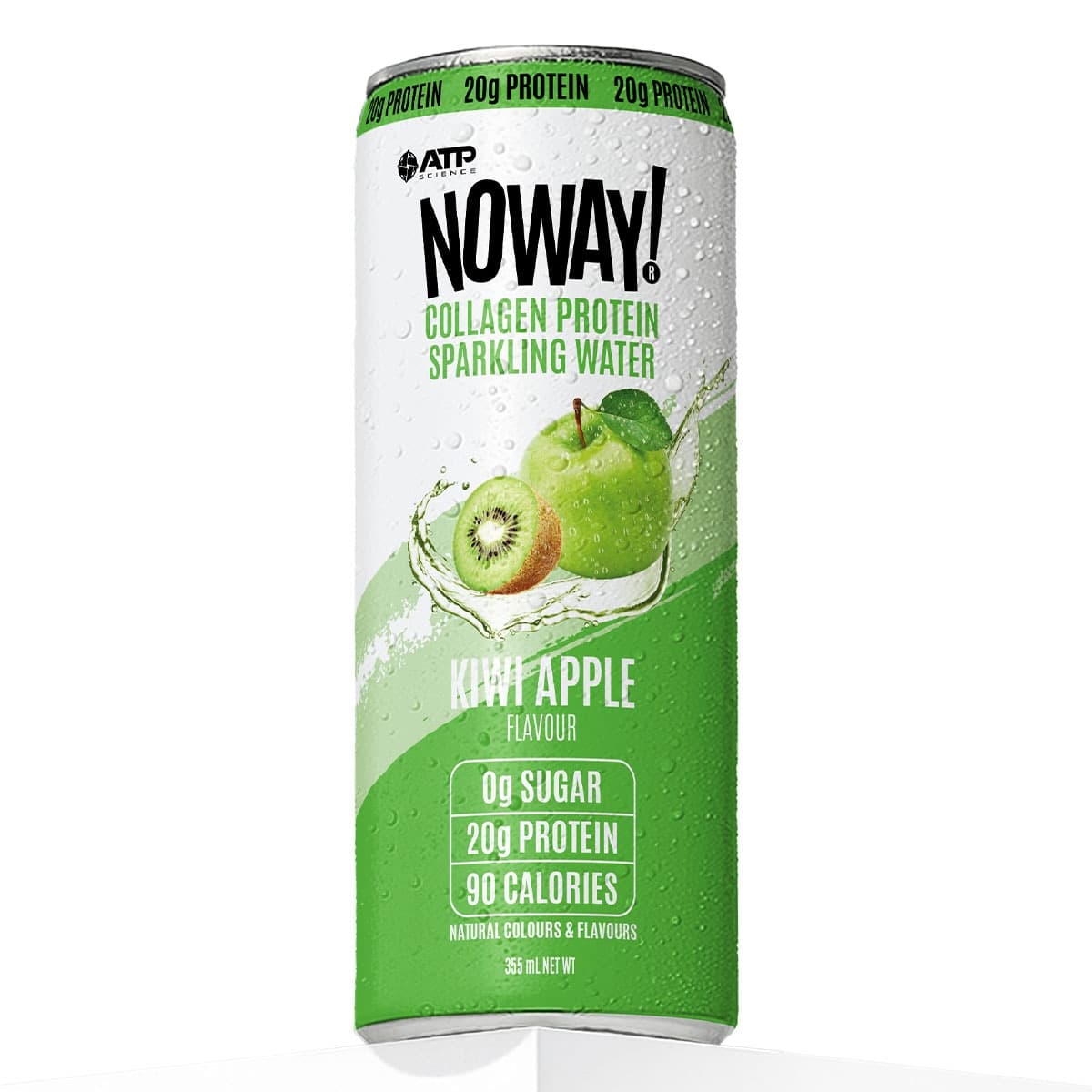 Thumbnail ATP Science Noway Collagen Protein Water Sparkling Water Kiwi Apple 355ml