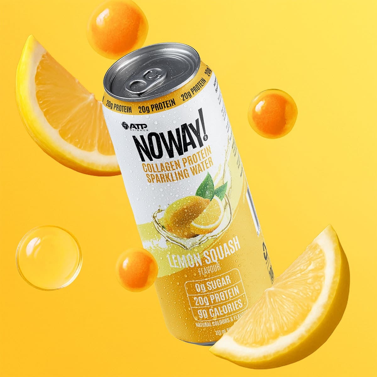 Thumbnail ATP Science Noway Collagen Protein Water Sparkling Water Lemon Squash 355ml