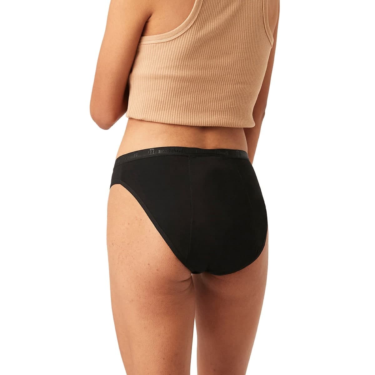 Thumbnail Modibodi Classic Bikini Period Underwear Super-Overnight Black 18/2XL
