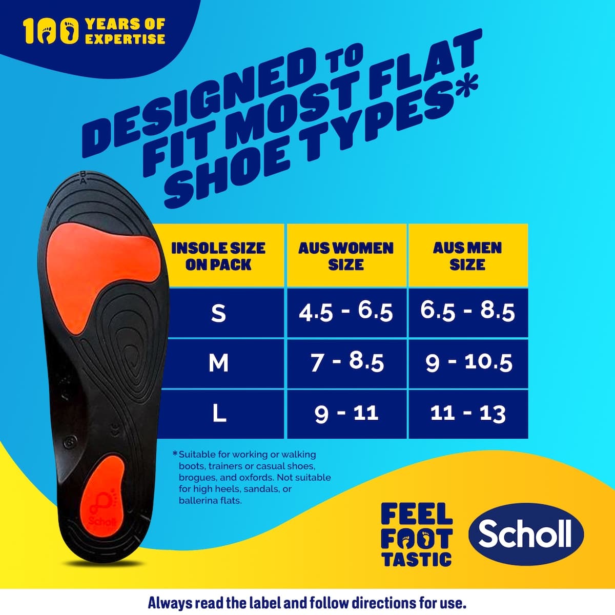 Thumbnail Scholl In-balance Lower Back Pain Relief Orthotic Insole Medium 1 Pair