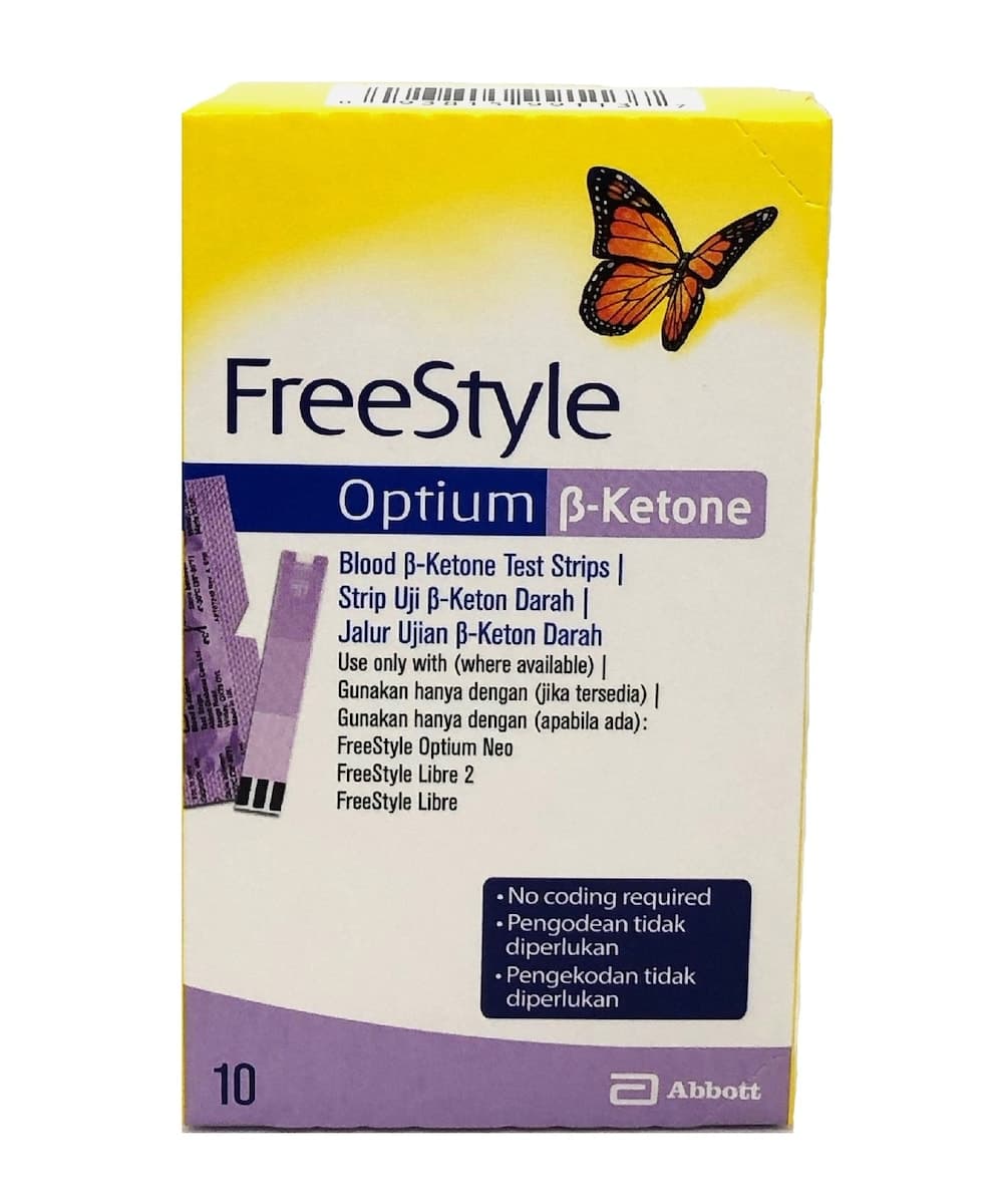 Thumbnail Abbott Freestyle Optium Blood B-Ketone Test Strips 10 Pack