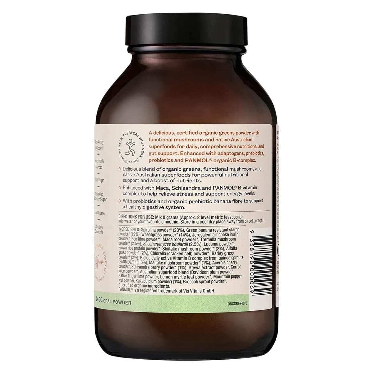 Thumbnail Ora Organic Greens Superpowder 240g