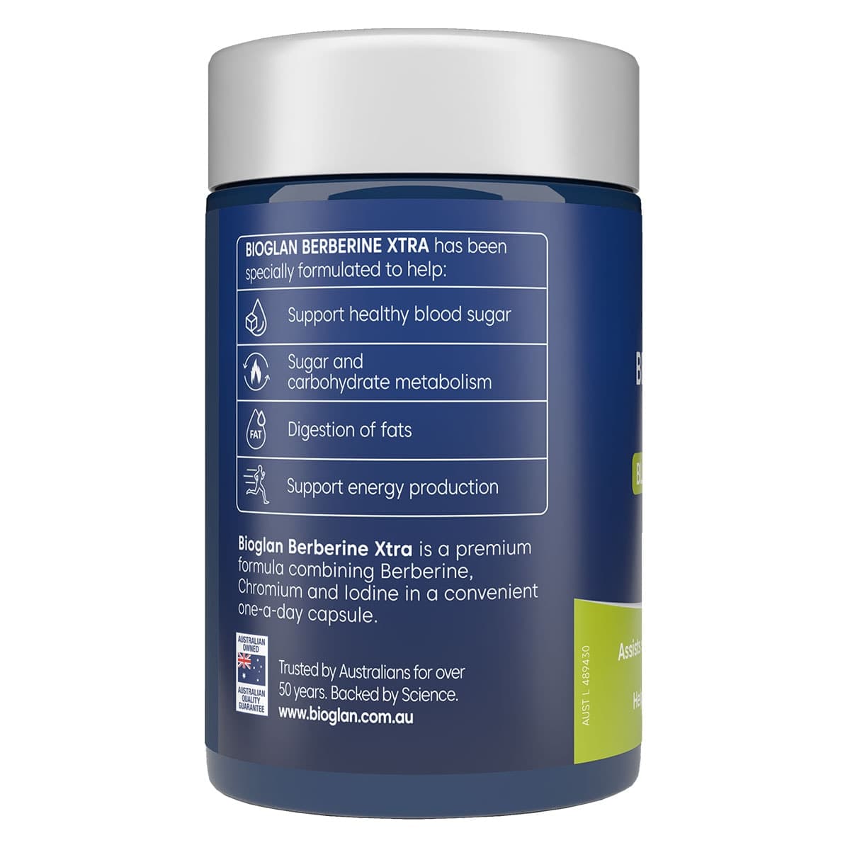 Thumbnail Bioglan Berberine Xtra Blood Sugar Support 40 Capsules
