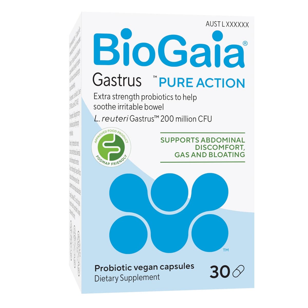 Thumbnail BioGaia Gastrus Pure Capsules 30 Capsules