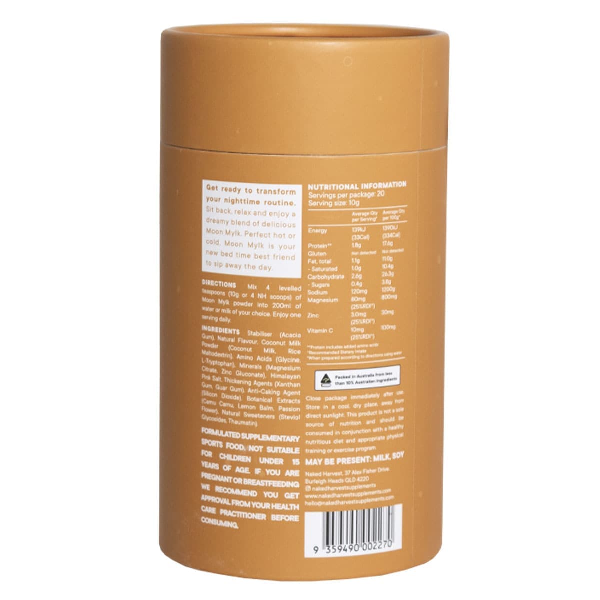 Thumbnail Nu Harvest Moon Mylk White Choc Caramel Swirl 200g
