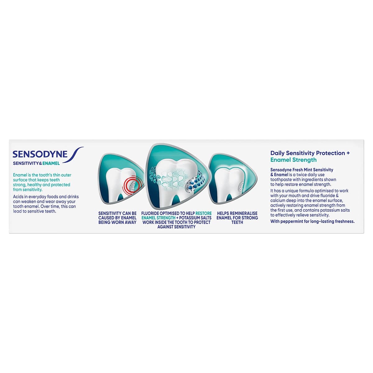 Thumbnail Sensodyne Sensitivity & Enamel Toothpaste Fresh Mint 100g