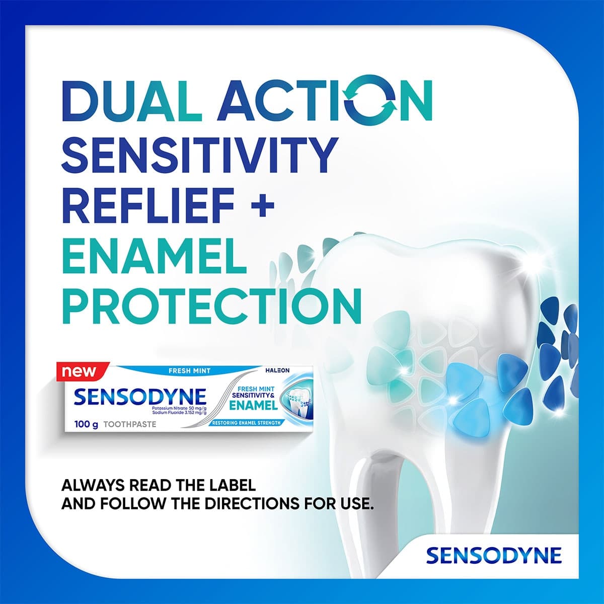 Thumbnail Sensodyne Sensitivity & Enamel Toothpaste Fresh Mint 100g