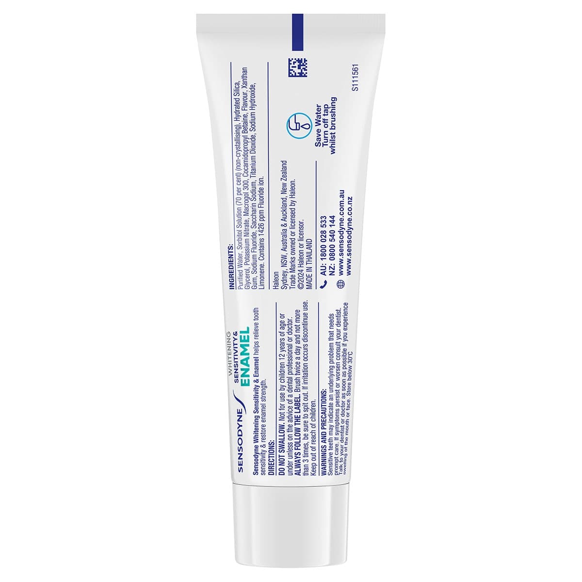 Thumbnail Sensodyne Whitening Sensitivity & Enamel Toothpaste 100g