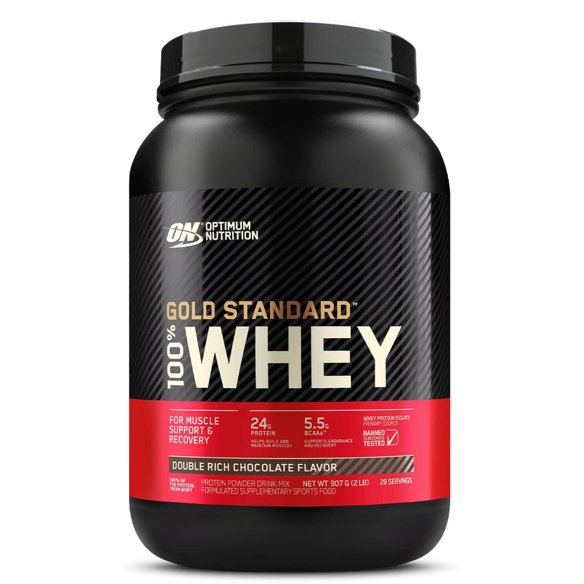 Thumbnail Optimum Nutrition Gold Standard 100% Whey Protein Powder Rich Choc 907g