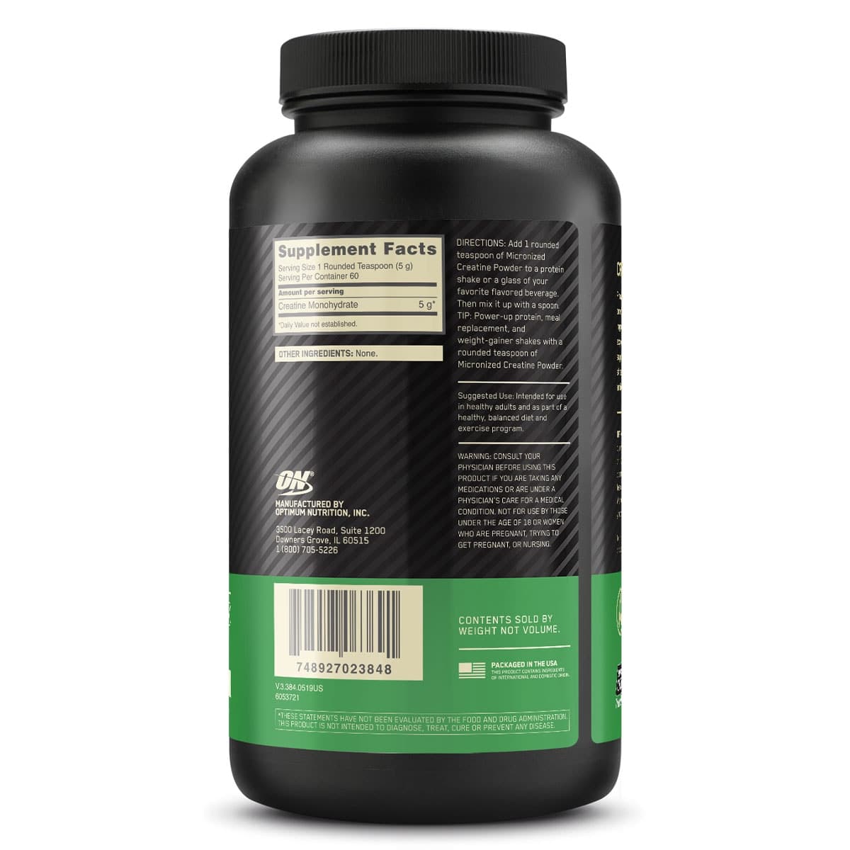 Thumbnail Optimum Nutrition Micronized Creatine Monohydrate Powder 300g