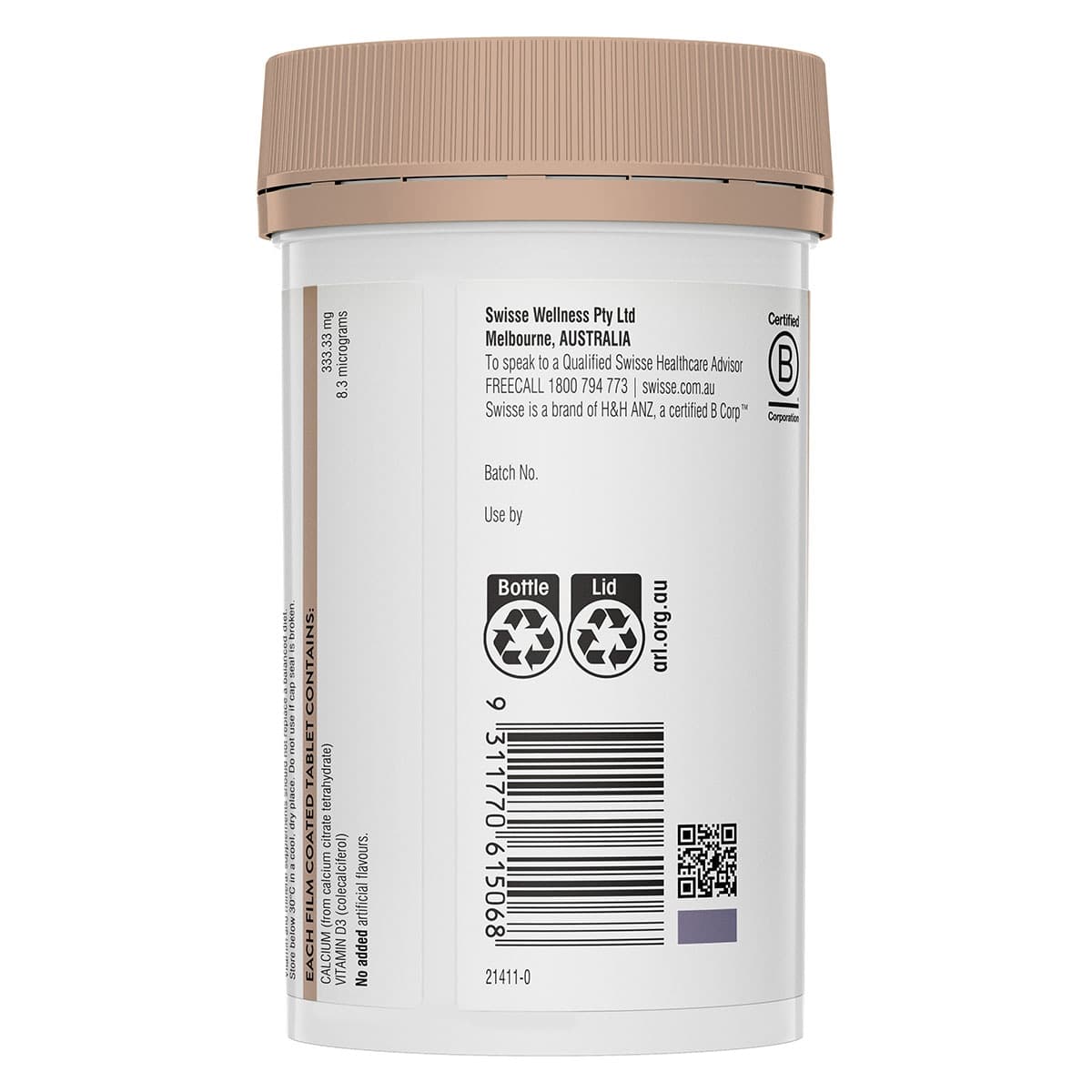 Thumbnail Swisse Ultiboost Calcium + Vitamin D 150 Tablets
