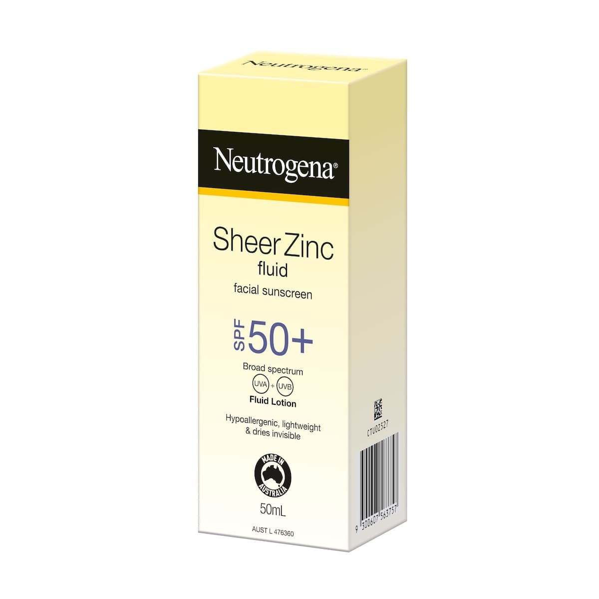Thumbnail Neutrogena Sheer Zinc Fluid Facial Sunscreen SPF50 - 50ml