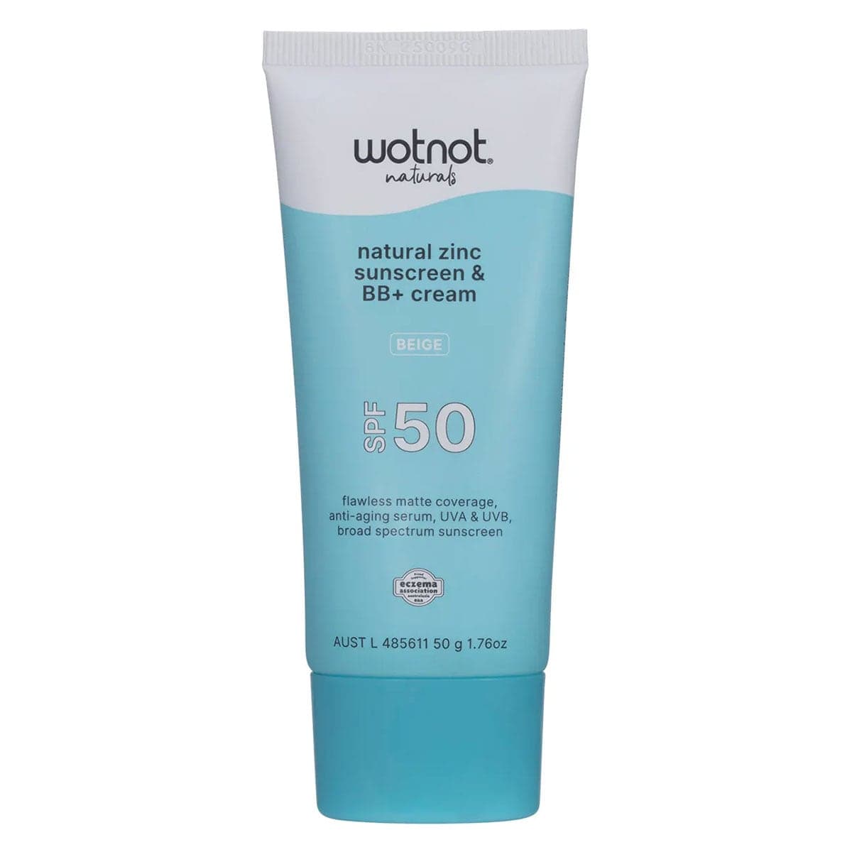 Thumbnail Wotnot Natural Zinc Sunscreen+BB Cream Beige SPF50 50g