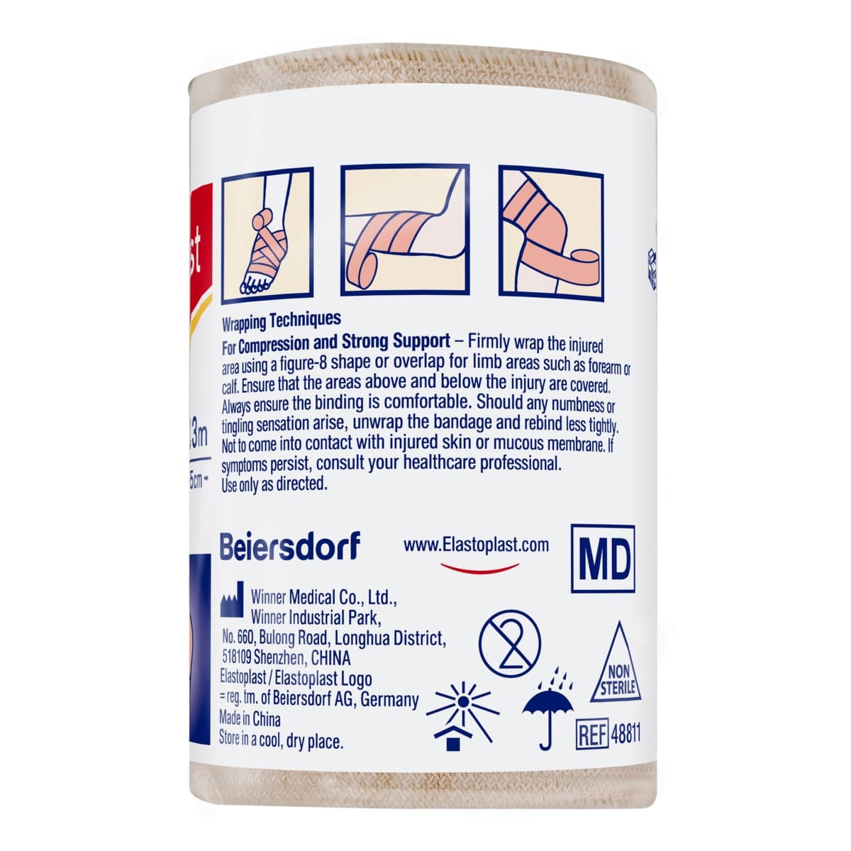 Thumbnail Elastoplast Heavy Weight Crepe Bandage Unstretched 7.5cm x 2.3m Roll
