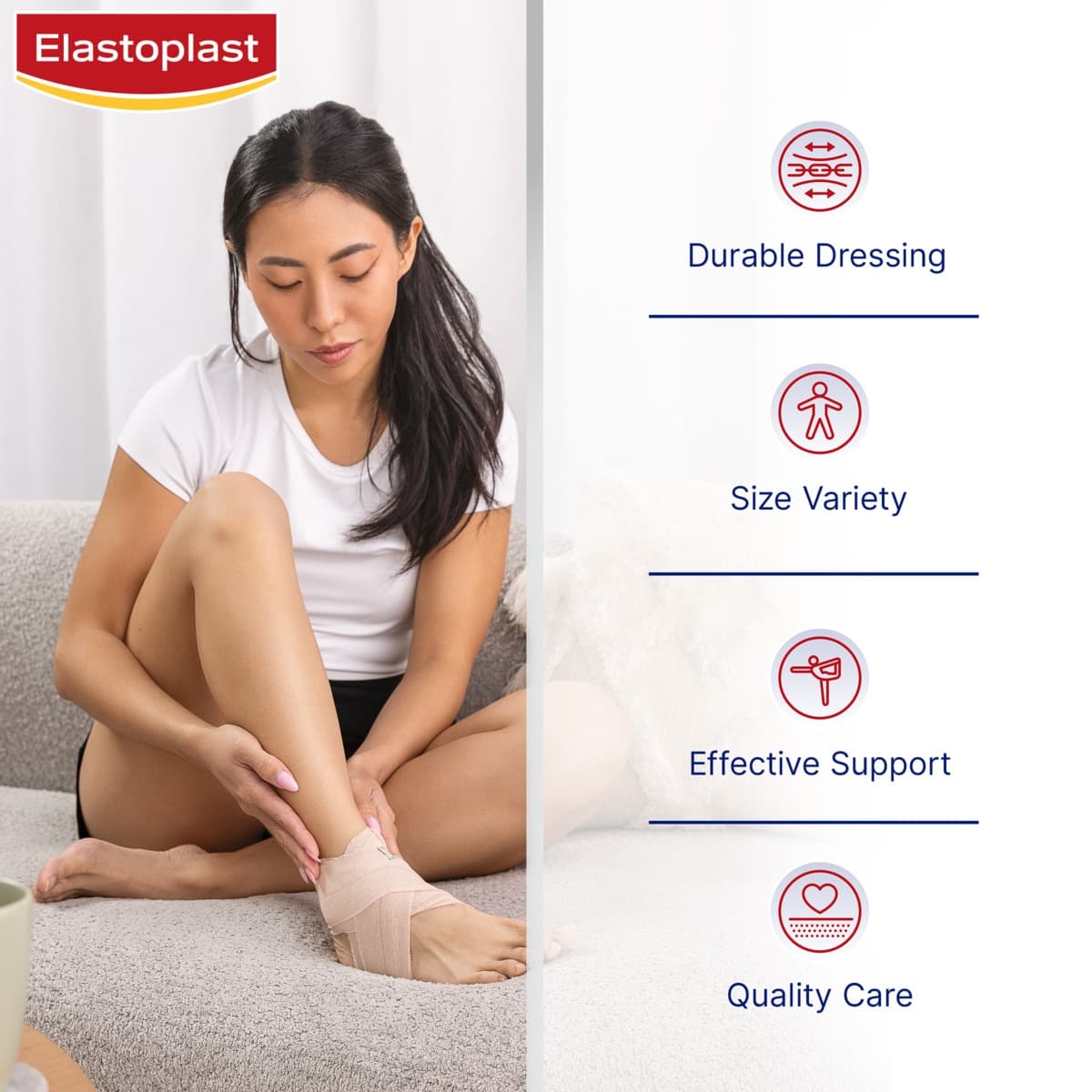 Thumbnail Elastoplast Heavy Weight Crepe Bandage Unstretched 7.5cm x 2.3m Roll