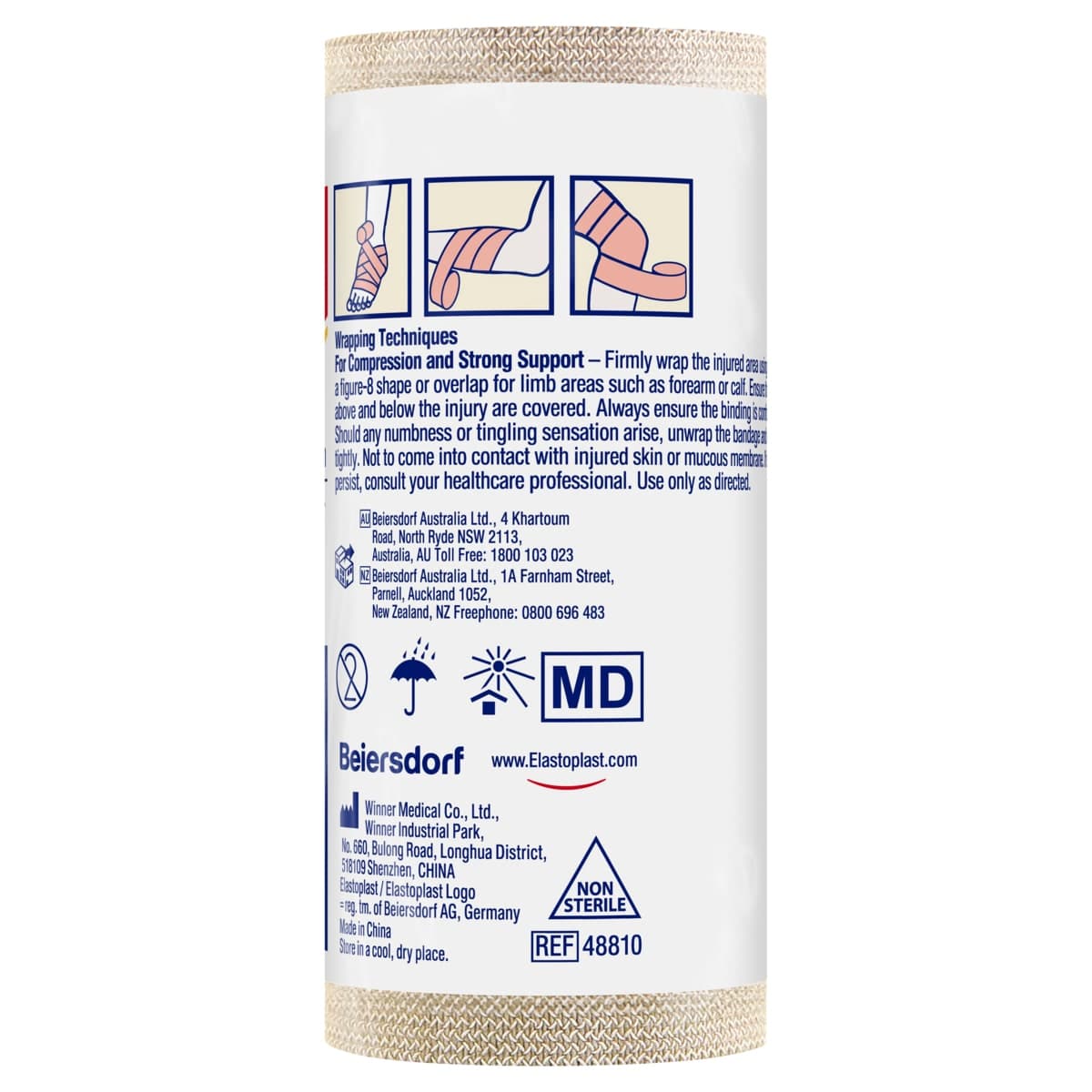 Thumbnail Elastoplast Heavy Weight Crepe Bandage Unstretched 10cm x 2.3m Roll