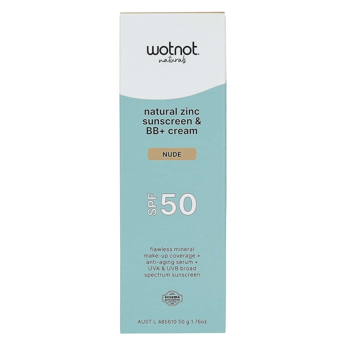 Thumbnail Wotnot Face Sunscreen BB Cream + Mineral Makeup Nude SPF50 50g