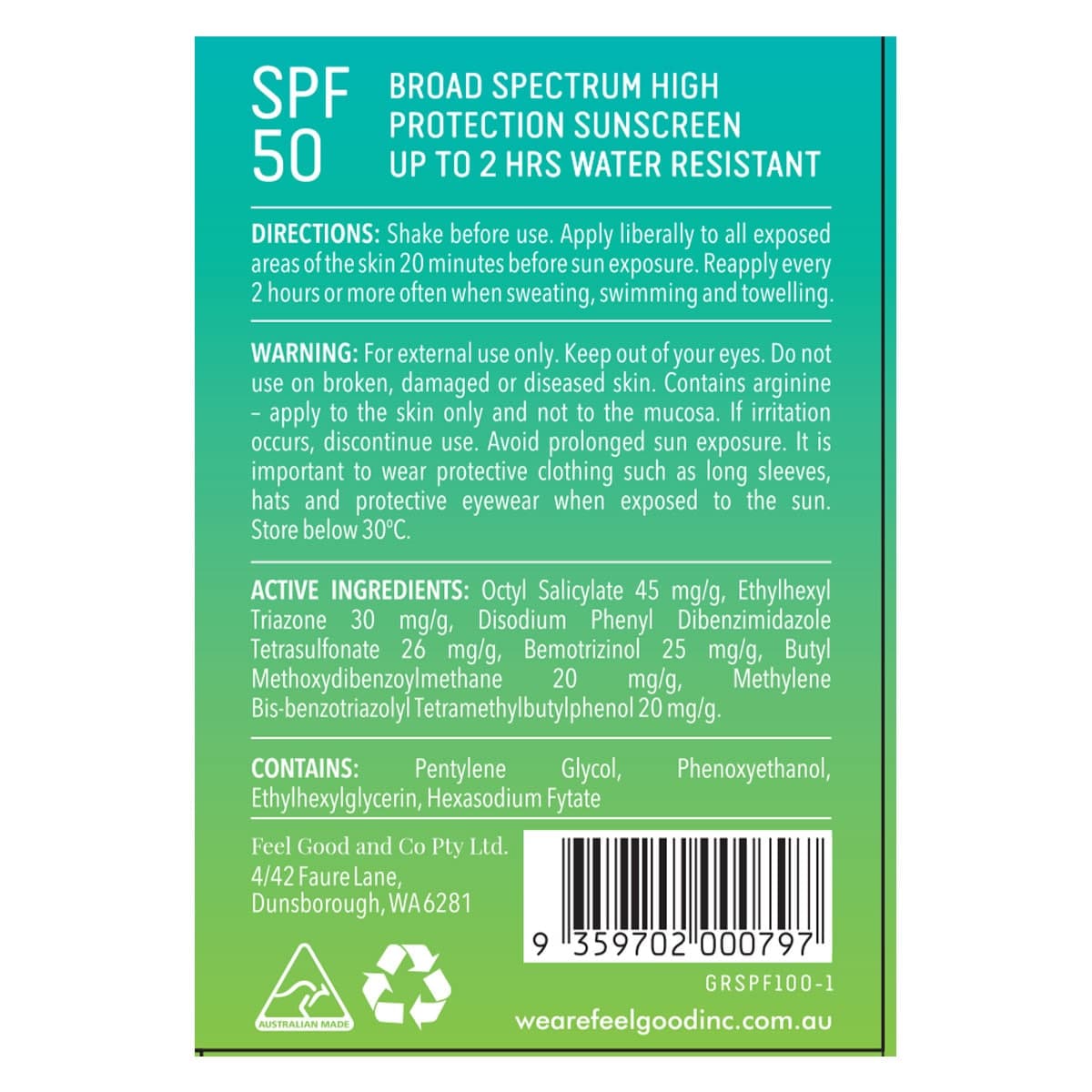 Thumbnail We Are Feel Good Inc. Groms Kids Sunscreen Lotion SPF50 Roll On 100ml