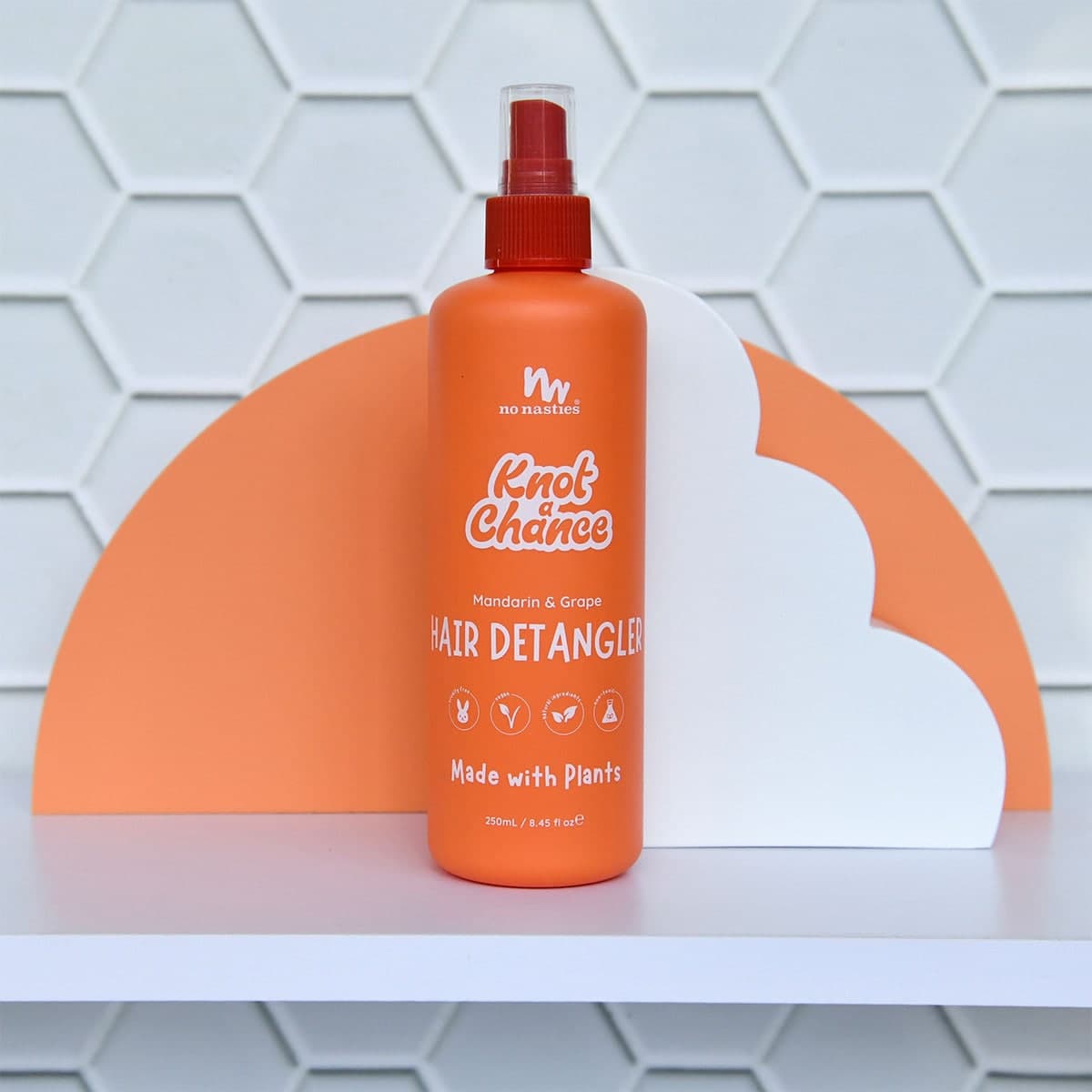 Thumbnail No Nasties Kids Hair Detangling Spray in Mandarin and Grape 250ml