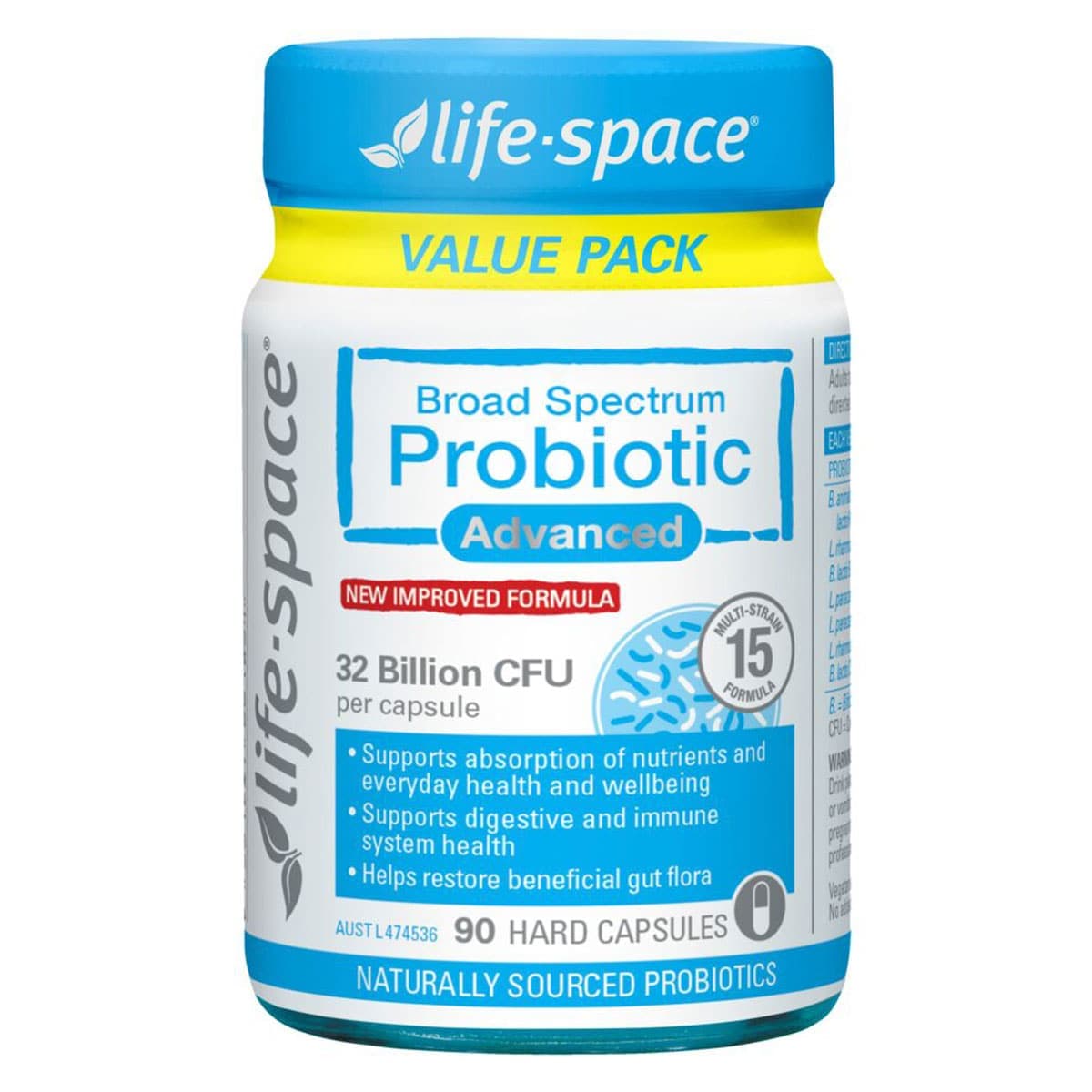 Thumbnail Life-Space Broad Spectrum Probiotic Advanced 90 Capsules