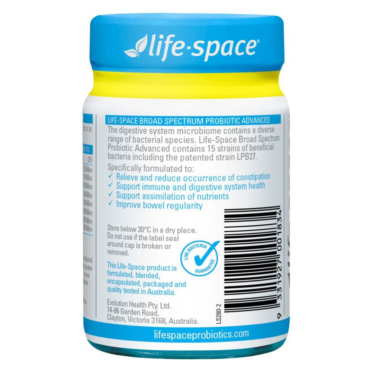 Thumbnail Life-Space Broad Spectrum Probiotic Advanced 90 Capsules