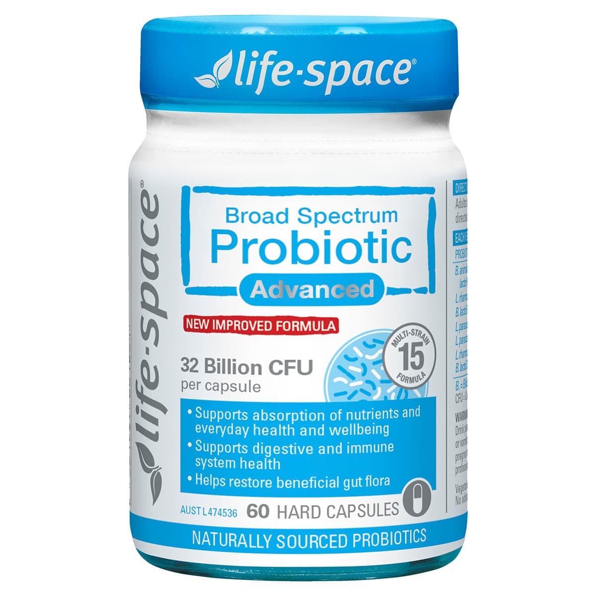 Thumbnail Life-Space Broad Spectrum Probiotic Advanced 60 Capsules