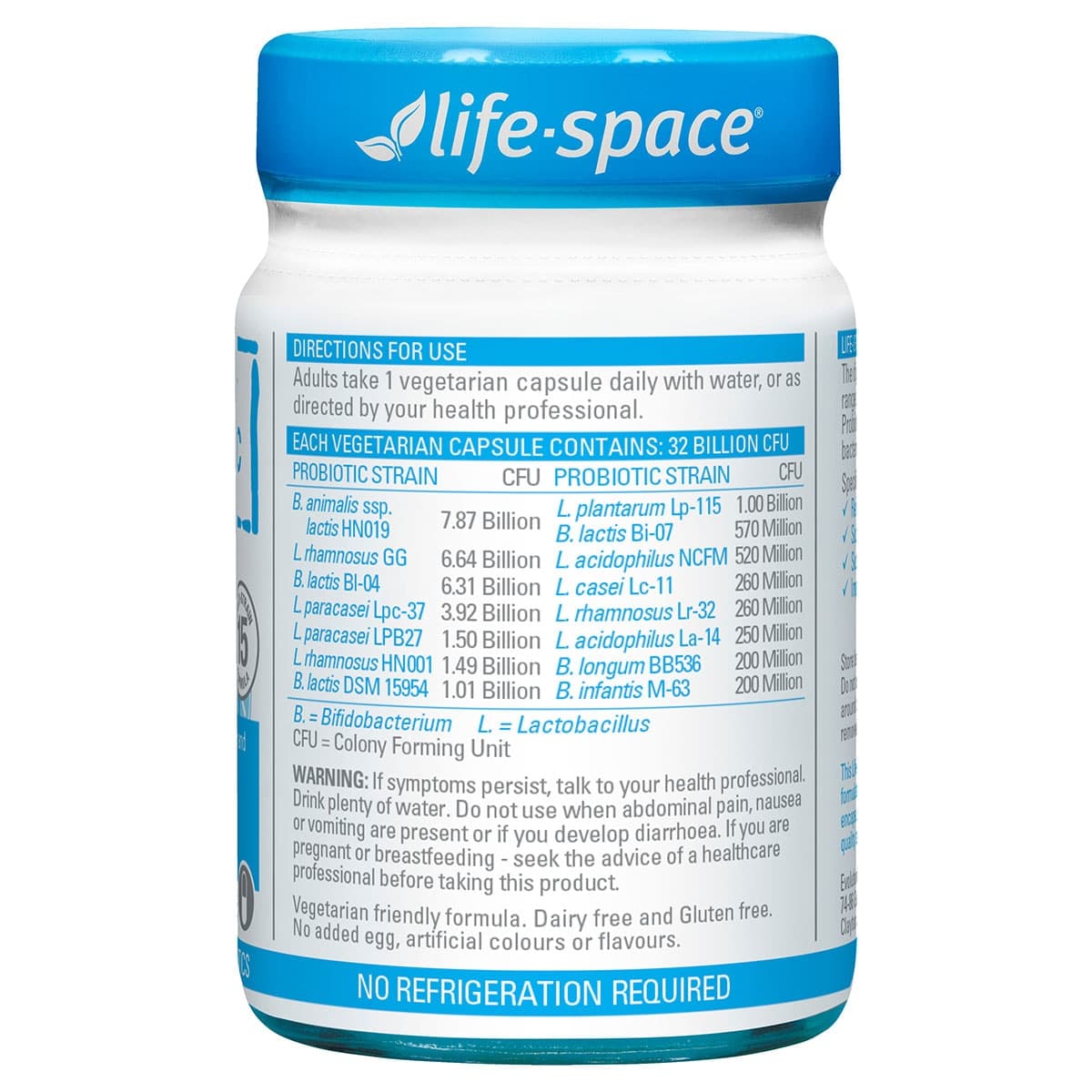 Thumbnail Life-Space Broad Spectrum Probiotic Advanced 60 Capsules